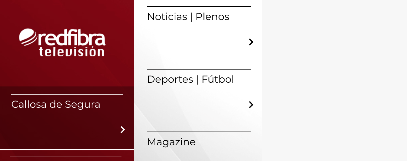 Redfibra Televisión. App HBBTV